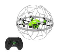 Radiofly - Space Planet 14 Drone RC 2.4 GHz con Gabbia Sferica | Rotazione 360°, Decollo e Atterraggio Assistiti, 8 Minuti di Autonomia, 3 Velocità, Per Bambini 8+