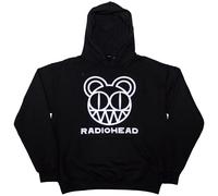 Radiohead 'Bearhead' Felpa nera con cappuccio - NUOVO E UFFICIALE