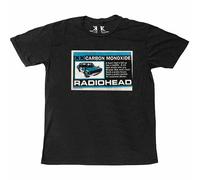 Radiohead 'Carbon Patch' (Nero) T-Shirt - NUOVO E UFFICIALE