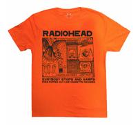 Radiohead 'Gawps' (Arancione) T-Shirt - NUOVO E UFFICIALE