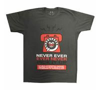 Radiohead 'Never Pick It Up' (Carbone) T-Shirt - NUOVO E UFFICIALE
