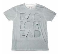 Rock Off Radiohead Note Pad Cut out Logo T Shirt Size L