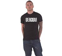 Radiohead T Shirt Carbon Patch Band Logo Nuovo Ufficiale Uomo Nero Size L