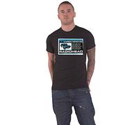 Radiohead T Shirt Daehoidar Band Logo Nuovo Ufficiale Uomo Nero Size XXL