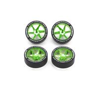 Radiokontrol compatibile con TAMIYA 95666 MINI 4WD SET CERCHI VERDI GOMME DURE 30ø ANNIVERSARIO