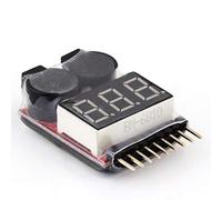 Radiokontrol Originale IMAX Voltaggio LiPo 1-8S Lipo Battery Voltage Tester Buzer Alarm Indicatore Livello Carica Batteria LiPo Li-Po Li-on Li-Fe 1s-8s con Allarme sonoro