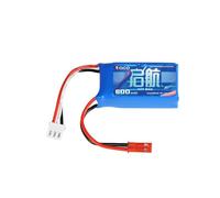 Radiolink Gensace 7.4V 2S LiPo Batteria 15C 600mAh JST 2Pin Connettore per RC A560/SU27/D460 Airplane/RC4GS V3/RC6GS V3/AT10II/AT9S Pro/T8FB/T12D/T16D RC Radio Controller