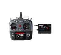 RadioLink New T16D 16 Canali RC Trasmettitore 2.4GHz con Ricevitore R16F Telecomando per RC Auto Barca Drone Sinistra