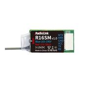 Radiolink R16SM 2.4G 16 canali mini ricevitore SBUS/CRSF controllo a lungo raggio per FPV Micro Drone, Quadcopter, compatibile con trasmettitore RC T16D/T12D/T8FB/T8S/RC8X/RC6GS V3/RC4GS V3