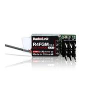 Radiolink R4FGM RC Empfänger 2.4 GHz Gyro-integriert 4 Kanäle Große Reichweite bis zu 400m für Autos Boote kompatibel mit RC4GS-/RC6GS-Serie
