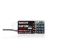 Radiolink R4FGM V2.1 2.4Ghz 4 Canali RC Gyro Ricevitore per Mini RC Auto 400m Controllo a Lungo Raggio per RC Telecomando RC8X/RC6GS V3/RC4GS V3