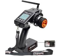 Radiolink RC4GS V3 5 canali Radiocomando RC trasmettitore & R6FG giroscopico ricevitore kit per automobili,barca,carro armato, dirigibile, sottomarino,2.4GHz 400M Controllo,30 modelli