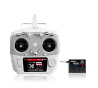 Radiolink T12D 12CH 2.4G RC trasmettitore R12F ricevitore, supporta ELRS/Crossfire moduli a lungo raggio, 50 modelli di archiviazione, telecomando RC a lungo raggio 4 km per aeroplani RC, droni,