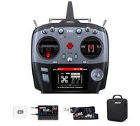 Radiolink T16D 16CH 2.4G RC trasmettitore e ricevitore R16F supporta moduli ELRS/Crossfire con trasmissione vocale personalizzata, memoria per 100 modelli per aerei RC, droni, auto e barche
