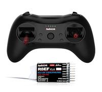 Radiolink T8S trasmettitore RC a 8 canali da 2,4 GHz e ricevitore R8EF RX,telecomando e controller,batteria integrata per quad/aeroplano/auto/barca e altro (modalità 2 mano sinistra non autocentrata)