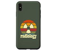 Radiologia Retro Vintage Tramonto Radiazione Simbolo Custodia per iPhone XS Max