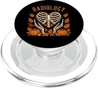 Radiologia Scheletro Cuore Zucca X-Ray Tech Ringraziamento PopSockets PopGrip per MagSafe