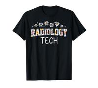 Radiologia Tech Daisy Flower Radiologic Technologist Maglietta