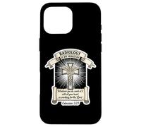 Radiologo cristiano Radiologia è il mio medico di ministero Gesù Custodia per iPhone 16 Pro Max