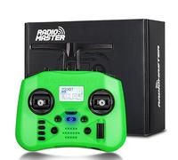 Radiomaster Pocket ELRS Telecomando remoto portatile con gimbal Hall, EdgeTX 2.10.5, trasmettitore con luce LED per drone FPV/elicottero RC, auto in barca e multirotore (batteria non inclusa)