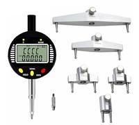 Radiometro digitale ad alta precisione, strumento elettronico per la visualizzazione del raggio con 5 ganasce di misurazione intercambiabili, misura raggio da 5 mm a 700 mm