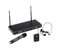 RADIOMIC. TRUE DIVERSITY UHF DOPPIO SOUNDSATION WF-U2600HP 1 TX MANO, 1 TASC+HEADSET 630-660MHz