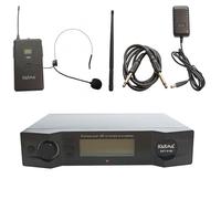 Karma Sistema wireless con microfono ad archetto, bodypack e base ricevente UHF