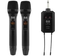 Radiomicrofono wireless UHF doppio canale stereo 6,35mm 50-80m - MAC MAH W-UHF 200M
