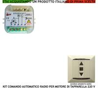 RADIOPULSANTE CENTRALE FR 433,92 MHZ TAPPARELLA AUTOMATICA 220V APRE STOP CHIUDE