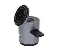 RadioShack Caricatore magnetico wireless 3 in 1 con luce notturna a LED, pieghevole, pronto per i viaggi, compatibile con MagSafe, ricarica rapida da 15 W