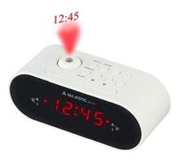 RadioSveglia Digitale con Proiettore Ora Radio AM/FM Blu New Majestic RS-137