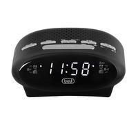 Radiosveglia DIGITALE NERA TREVI Rc 821D display a led bianchi funzione Snooze
