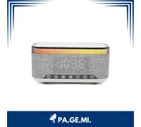 Radiosveglia FM Bluetooth Ricarica Wireless Grigio Denver CRQ-225