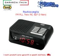 Radiosveglia FM PLL Trevi RC 827 D Nero