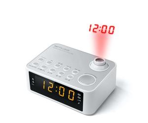 Radiosveglia Muse M178PW con proiettore bianco