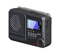 Radiosveglia portatile AM/FM/SW con grande batteria ricaricabile