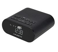 Radiosveglia (Rs-116dab) Radio Dab+FM,Usb Con 2 Allarmi Nero - NUOVO