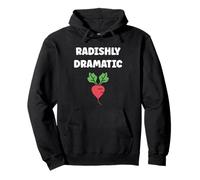 Radishes vegetable funny quote dramatic radish Felpa con Cappuccio