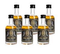 Radisia Amurusu - Mignon Amaro di Sicilia | Amaro Siciliano alle Erbe | Vol. 30% Confezione da 6 Mignon da 5 cl