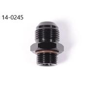 Radium 14-0245 -6AN ORB A -8AN Maschio Fitting Inline Alluminio Nero