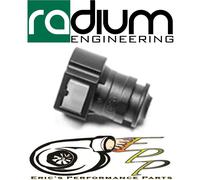 Radium 14-0614 3/8 " SAE Femminile Tappo Attillato Adattatore Alluminio 1pc