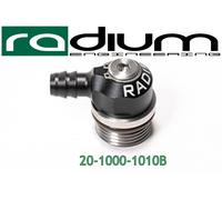 Radium 20-1000-1010B Swivel Banjo -10AN ORB a 10mm Barb Basso Profilo