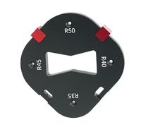 Radius Jig Router Template, Alluminio Lega Templates, Round Corner Guide, Precision Trimming Tool for Clean Curved Edges, Professional Tables, Workshop, Wood Shop, Carpentry Room