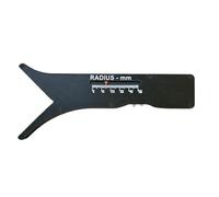 Radius Measurement Gauge, Adjustable Sliding Curve Ruler Tool, 1:1 Scale Marking Device, 3d Printed Layout Tool Equipment, Precision Measuring Tools for Carpenter Plumber Workshop Basement Use