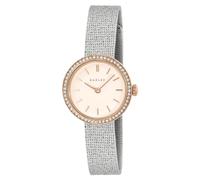 RADLEY Argento e oro rosa placcato 27 millimetri Stone Set Mesh Watch, Oro rosa