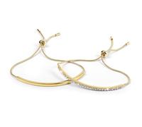 RADLEY Braccialetto dell'amicizia placcato oro 18 ct e pietre lisce confezione doppia