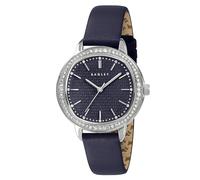 RADLEY Cinturino in pelle color argento con pietra incastonata 36 mm, Blu