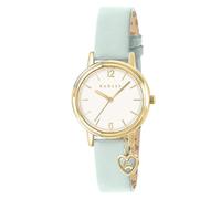 RADLEY Cinturino in pelle verde con ciondolo, placcato oro, 27 mm, Verde