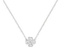 RADLEY Collana in argento sterling con fiore a forma di cuore e