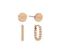 Radley Ladies Orecchini Huggie placcati in oro rosa Twin Pack RYJ1458S